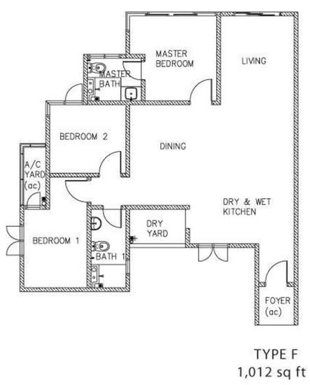 The Clovers - Floor Plan - iProperty.com.my