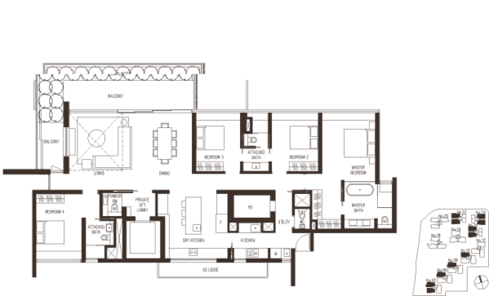Leedon Residence - Floor Plan