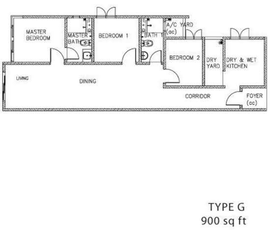 The Clovers - Floor Plan - iProperty.com.my