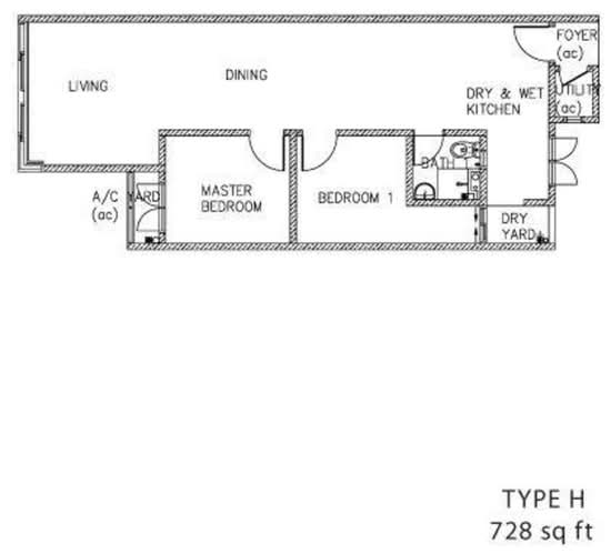 The Clovers - Floor Plan - iProperty.com.my