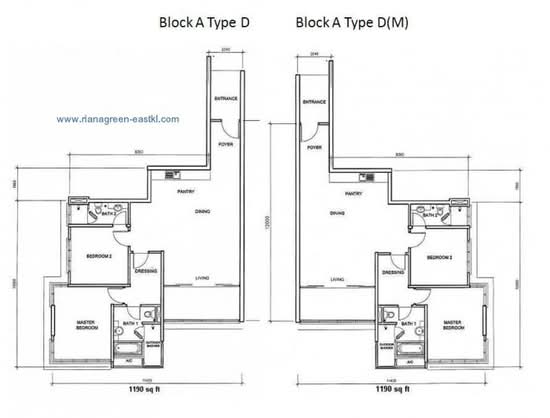 Riana Green East - Floor Plan - iProperty.com.my