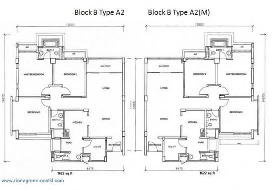 Riana Green East - Floor Plan - iProperty.com.my