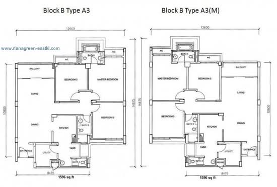 Riana Green East - Floor Plan - iProperty.com.my