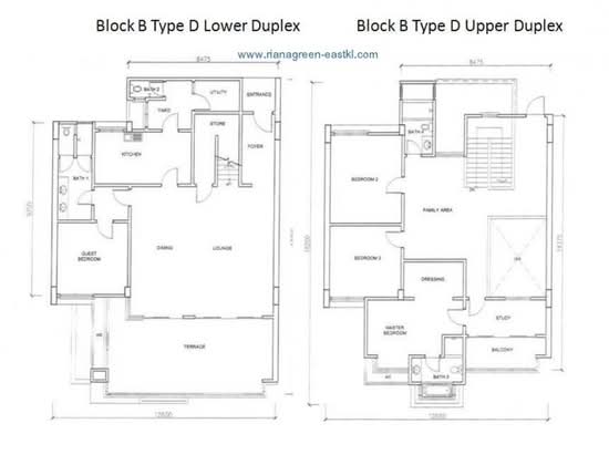 Riana Green East - Floor Plan - iProperty.com.my