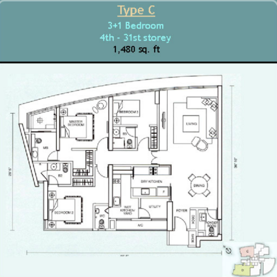 Twins @ Damansara Heights - Floor Plan - iProperty.com.my