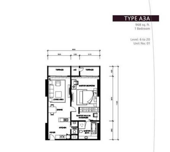 Fraser Residence (188 Suites) - Floor Plan - iProperty.com.my
