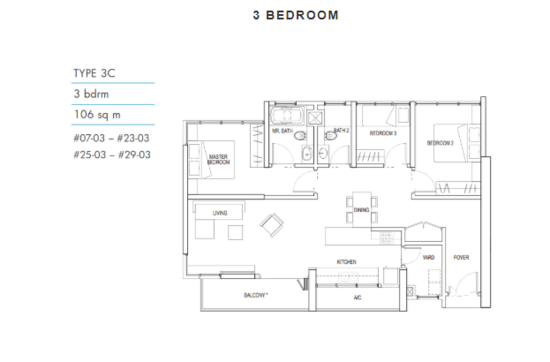 Kallang Riverside - Floor Plan