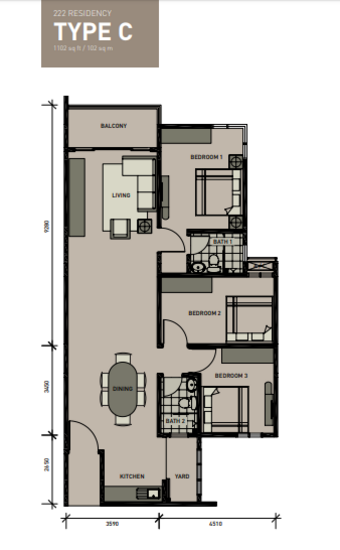 222 Residency - Floor Plan - iProperty.com.my