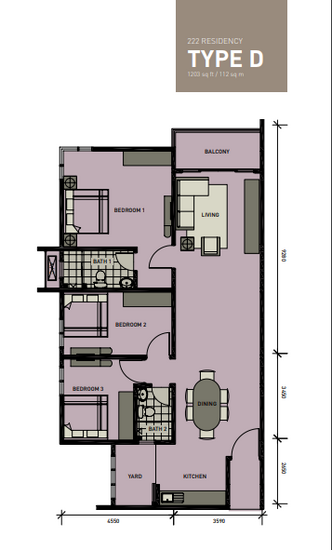 222 Residency - Floor Plan - iProperty.com.my