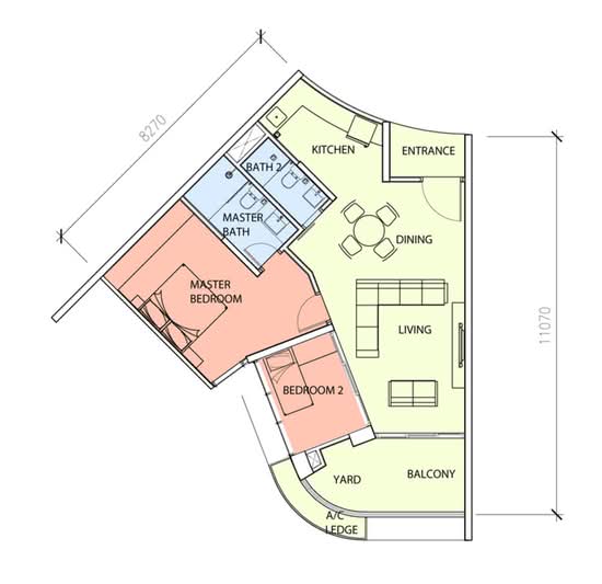 Green Beverly Hills - Sky Bungalow - Floor Plan - iProperty.com.my