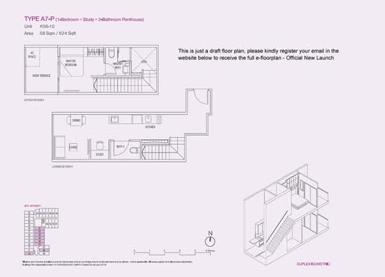 #1 Suites (One Suites) - Floor Plan