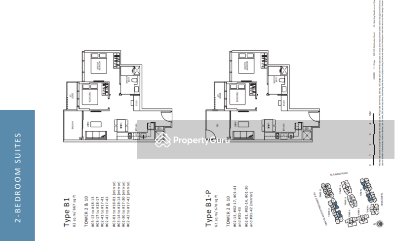 Pool view unit floor plan 