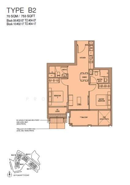 Mayfair Gardens, 10 Rifle Range Road, Clementi Park / Upper Bukit Timah, 2 Bedrooms, 753 sqft, Condominium For Sale, by Andrew Yek, 500291272 - 2D - PropertyGuru.com.sg