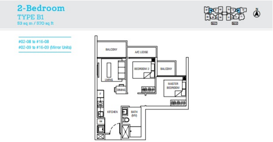 Tre Residences - Floor Plan