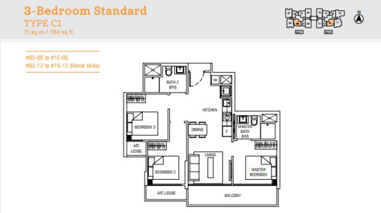 Tre Residences - Floor Plan
