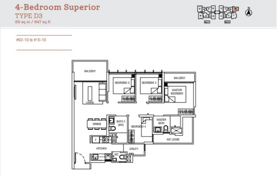 Tre Residences - Floor Plan