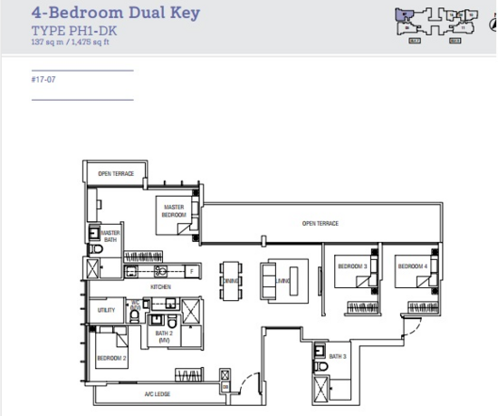 Tre Residences - Floor Plan