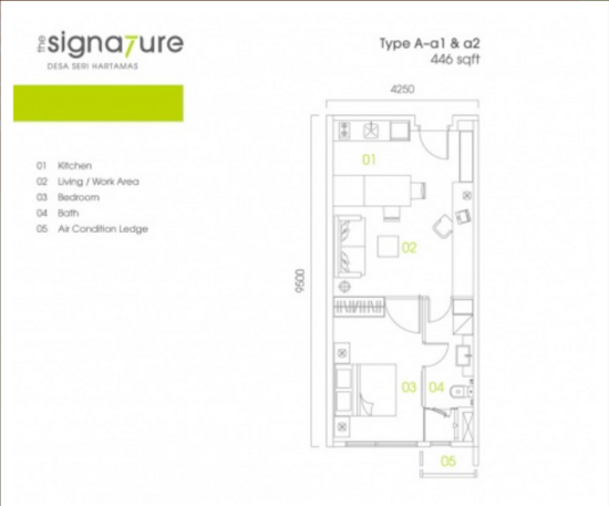 The Signature - Floor Plan - iProperty.com.my