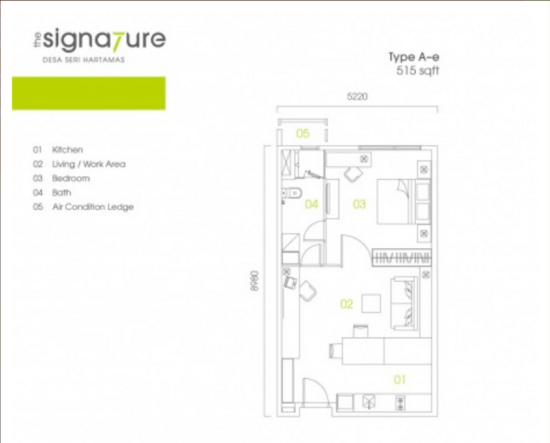 The Signature - Floor Plan - iProperty.com.my