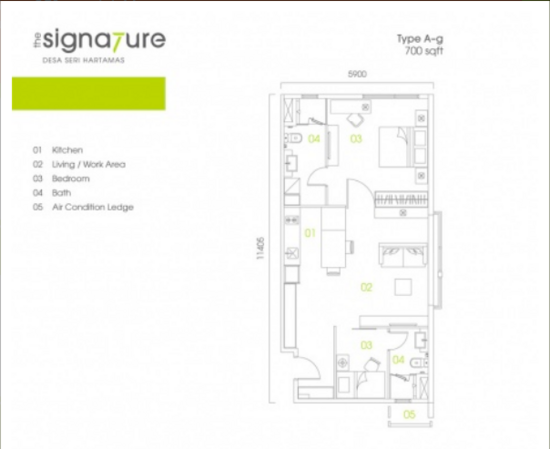 The Signature - Floor Plan - iProperty.com.my
