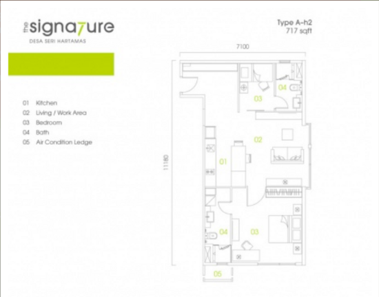 The Signature - Floor Plan - iProperty.com.my