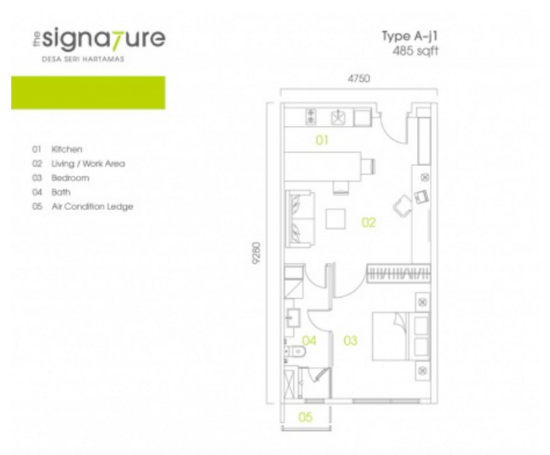 The Signature - Floor Plan - iProperty.com.my