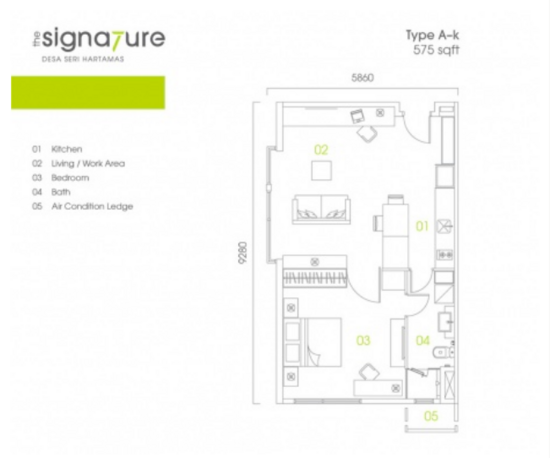 The Signature - Floor Plan - iProperty.com.my