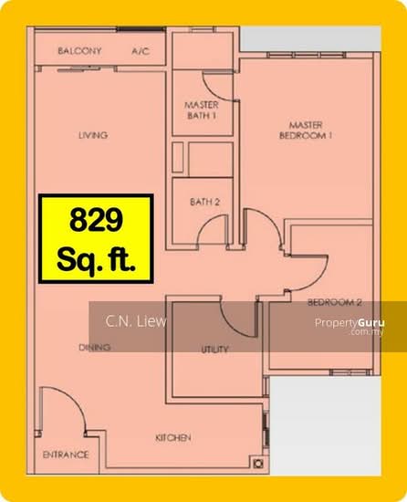 Mont Kiara Bayu - Floor Plan - iProperty.com.my