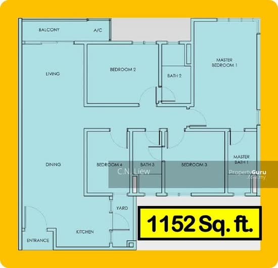 Mont Kiara Bayu - Floor Plan - iProperty.com.my