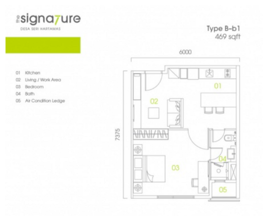 The Signature - Floor Plan - iProperty.com.my