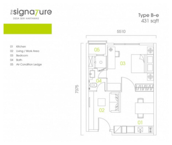 The Signature - Floor Plan - iProperty.com.my