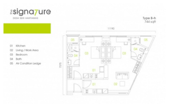 The Signature - Floor Plan - iProperty.com.my