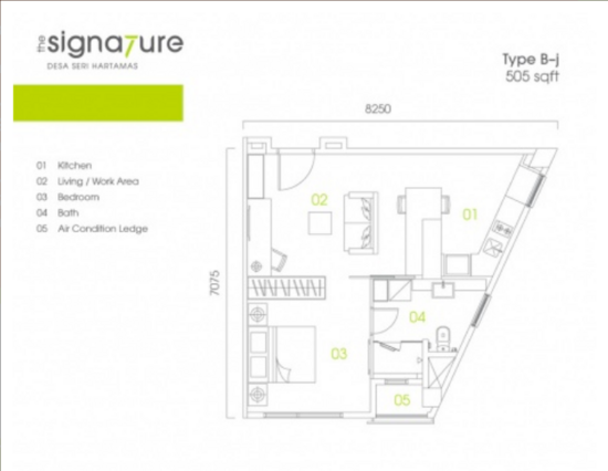 The Signature - Floor Plan - iProperty.com.my