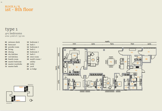 Dedaun Condominium - Floor Plan - iProperty.com.my