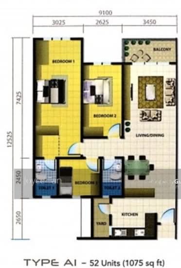 Platinum Hill PV 5 - Floor Plan - iProperty.com.my