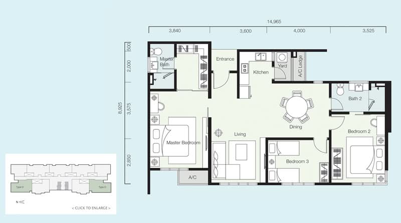 Service Residence for Rent at Avantas Residences - Elcoln Leong - Type D - PropertyGuru.com.my