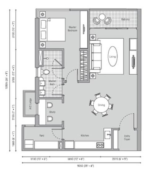 The Westside One - Floor Plan - iProperty.com.my