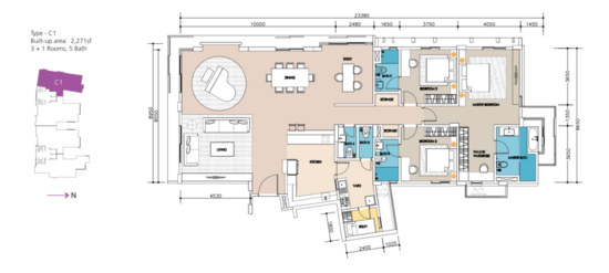 Arata of Tijani - Floor Plan - iProperty.com.my