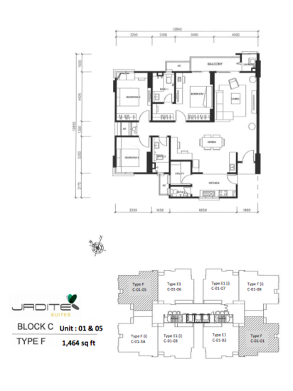 Jadite Suites - Floor Plan - iProperty.com.my