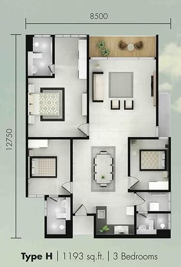 Sky Peak Residences - Floor Plan - iProperty.com.my