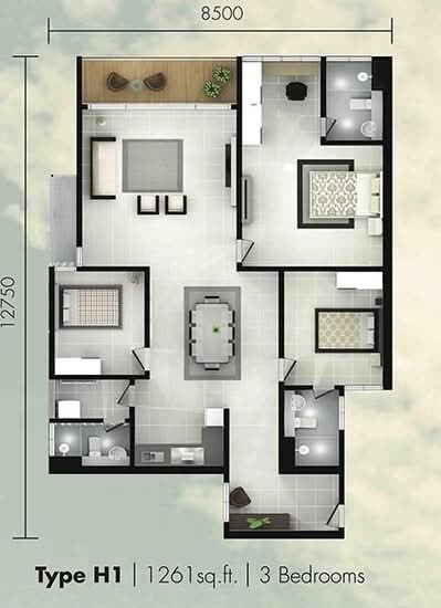 Sky Peak Residences - Floor Plan - iProperty.com.my