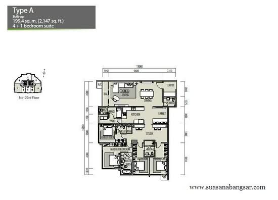Suasana Bangsar - Floor Plan - iProperty.com.my