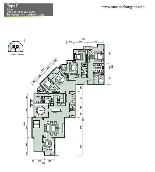 Suasana Bangsar - Floor Plan - iProperty.com.my
