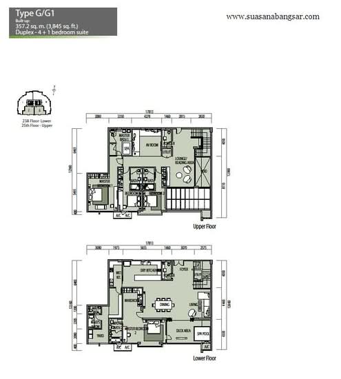 Suasana Bangsar - Floor Plan - iProperty.com.my