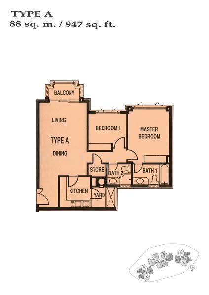 The Merasaga, 27 Jalan Merah Saga, Tanglin / Holland / Bukit Timah, 2 Bedrooms, 947 sqft, Condominium For Rent, by Chan Teck Wah, 500285814 - 2D - PropertyGuru.com.sg