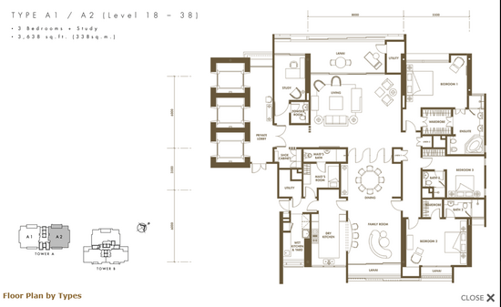 The Binjai on the Park - Floor Plan - iProperty.com.my