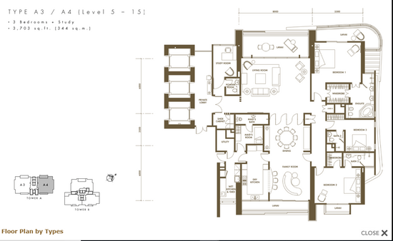 The Binjai on the Park - Floor Plan - iProperty.com.my