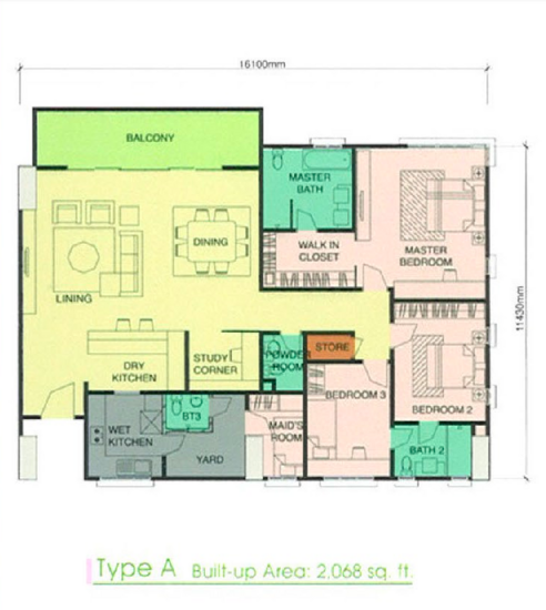 The Park Residences 1 - Floor Plan - iProperty.com.my