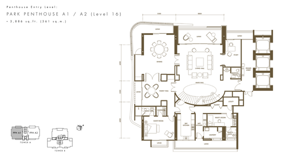 The Binjai on the Park - Floor Plan - iProperty.com.my