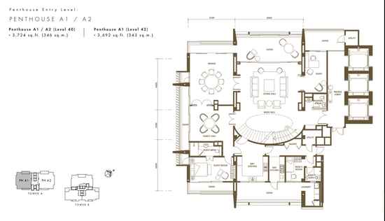 The Binjai on the Park - Floor Plan - iProperty.com.my